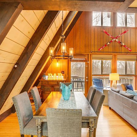 A-Frame Cabin With Hot Tub 1 Mi To Beech Mountain! Esterno foto