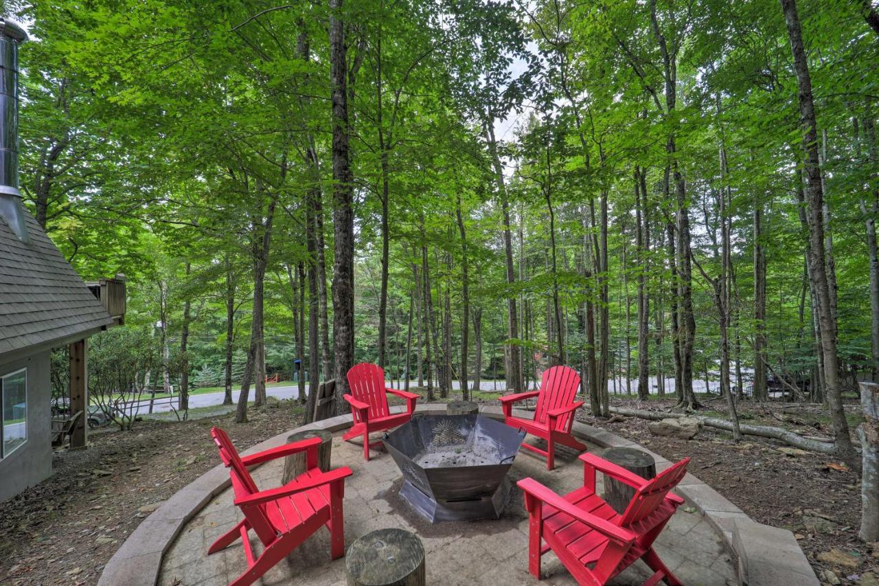 A-Frame Cabin With Hot Tub 1 Mi To Beech Mountain! Esterno foto