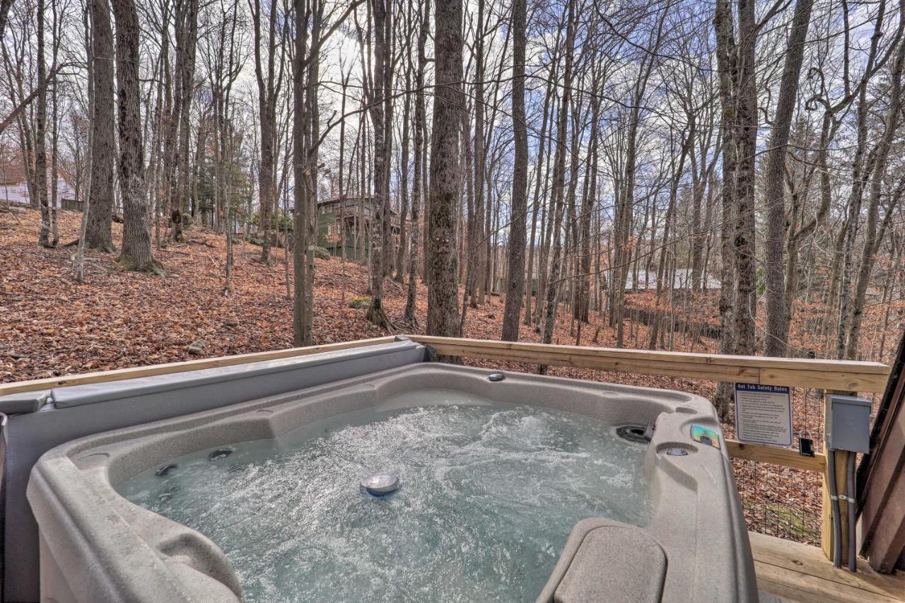 A-Frame Cabin With Hot Tub 1 Mi To Beech Mountain! Esterno foto