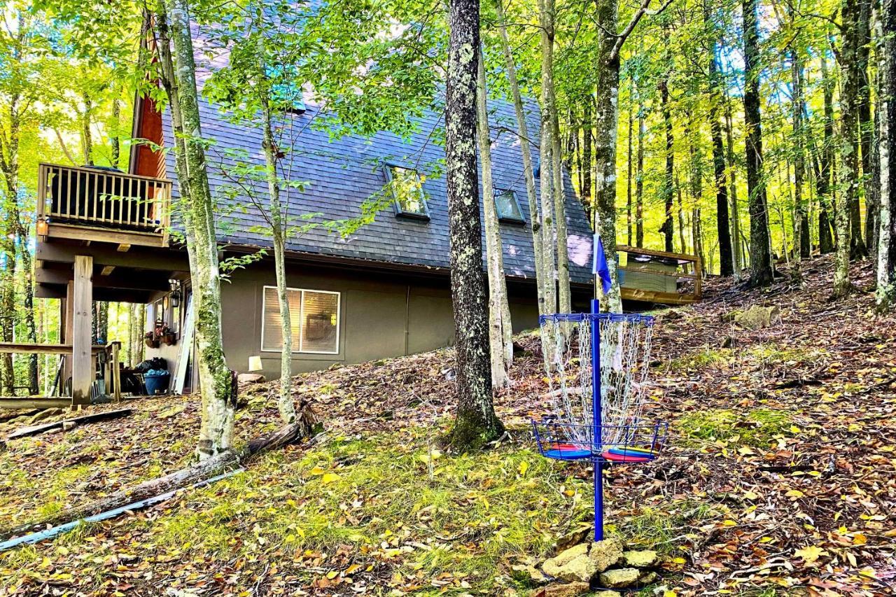 A-Frame Cabin With Hot Tub 1 Mi To Beech Mountain! Esterno foto