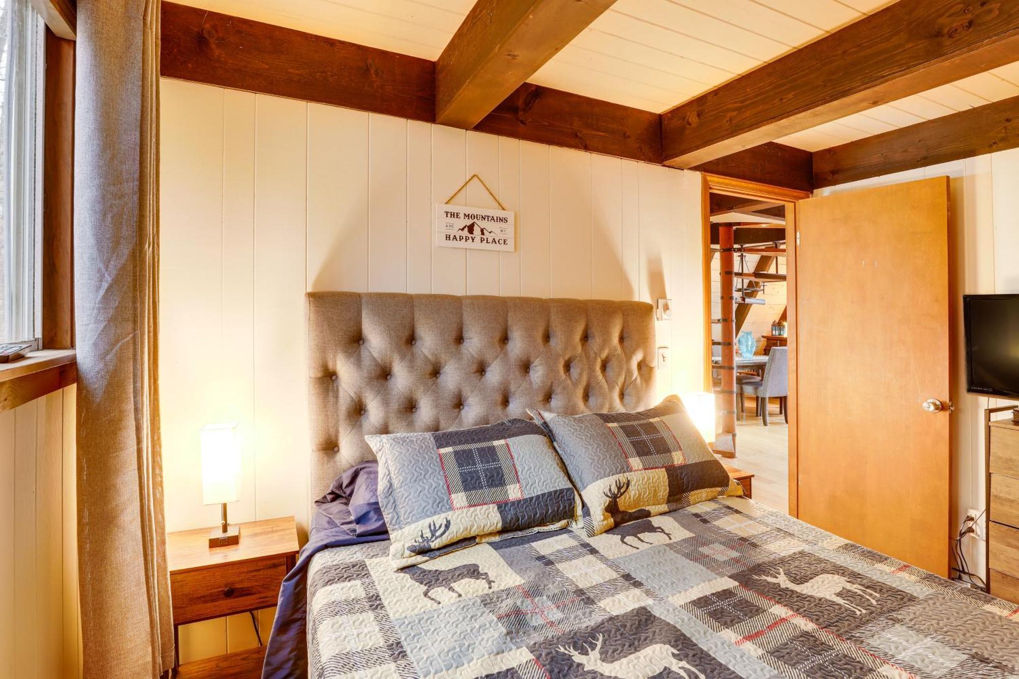 A-Frame Cabin With Hot Tub 1 Mi To Beech Mountain! Esterno foto