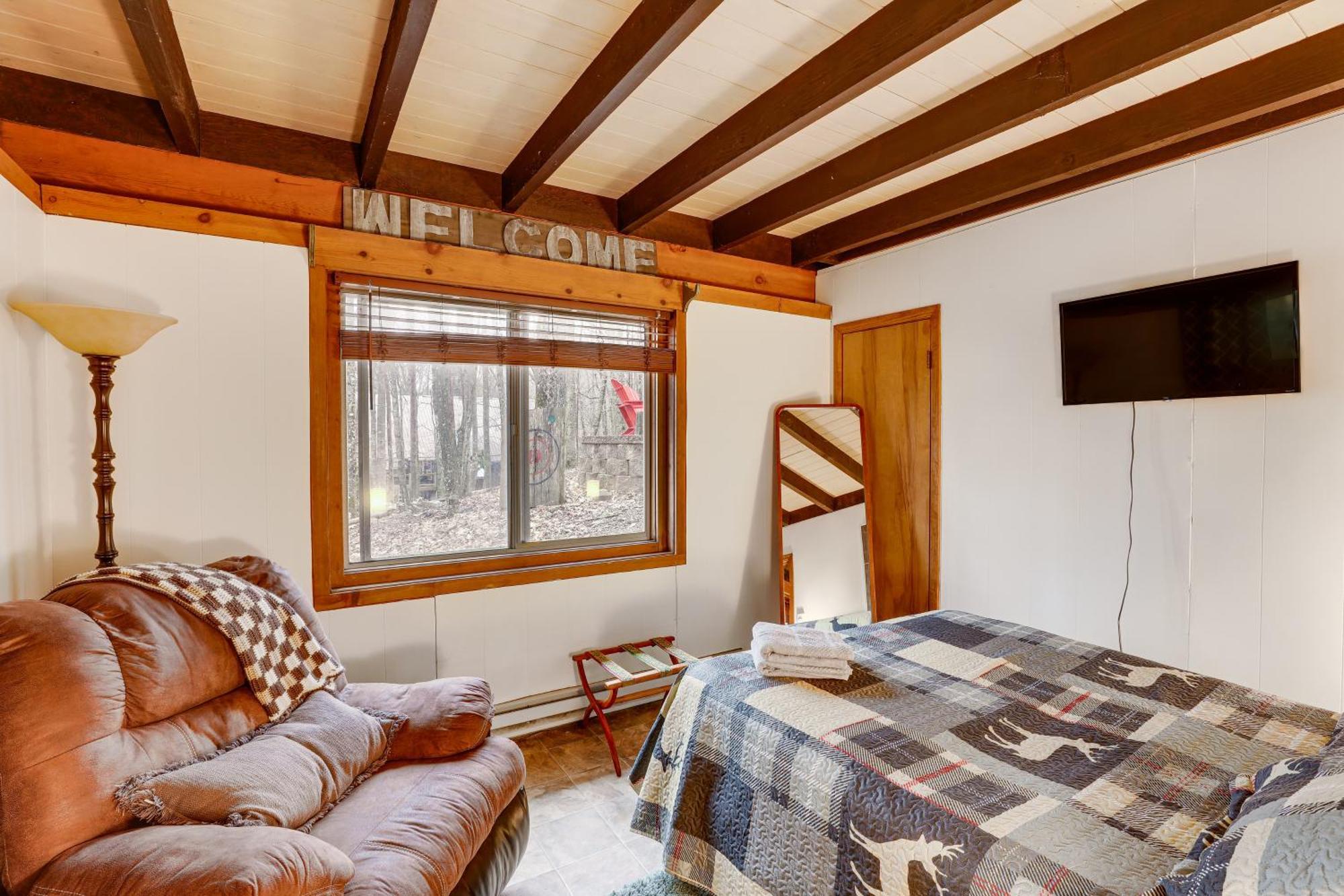 A-Frame Cabin With Hot Tub 1 Mi To Beech Mountain! Esterno foto